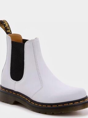 Dr. Martens White Chelsea Boots